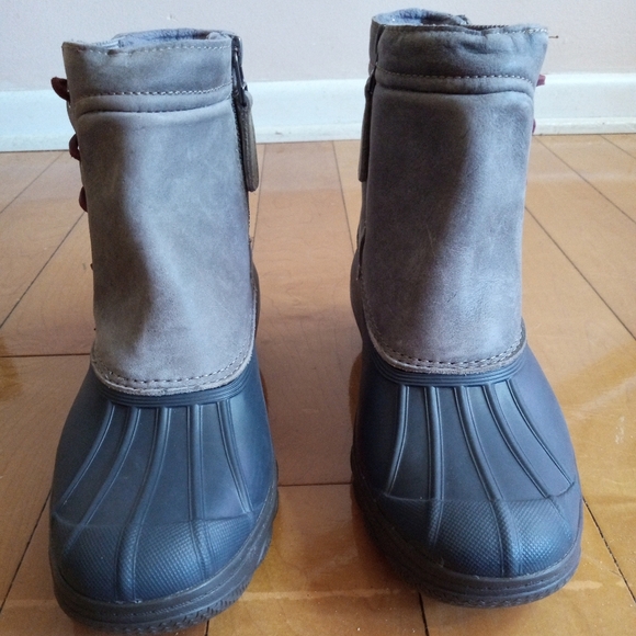 Sperry Saltwater Quarter zip wedge duck boots with lace up sides women's size 6 - Picture 2 of 9